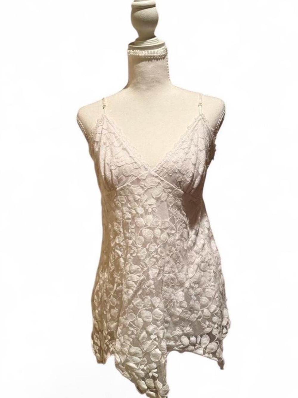White Floral Lace Cami